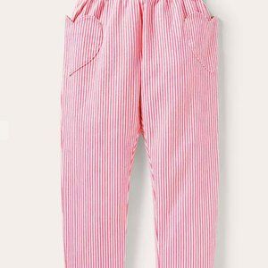 Mini Boden Stripe Heart Pocket Pull-On Trousers